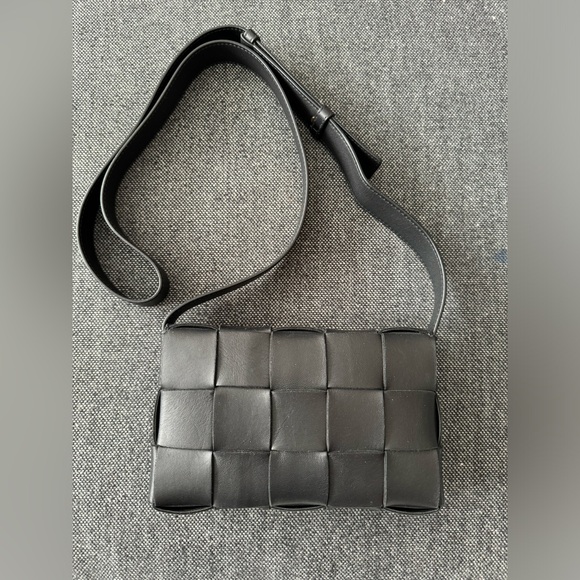 Bottega Veneta Small Cassette Intreccio Leather Crossbody - Picture 3 of 9